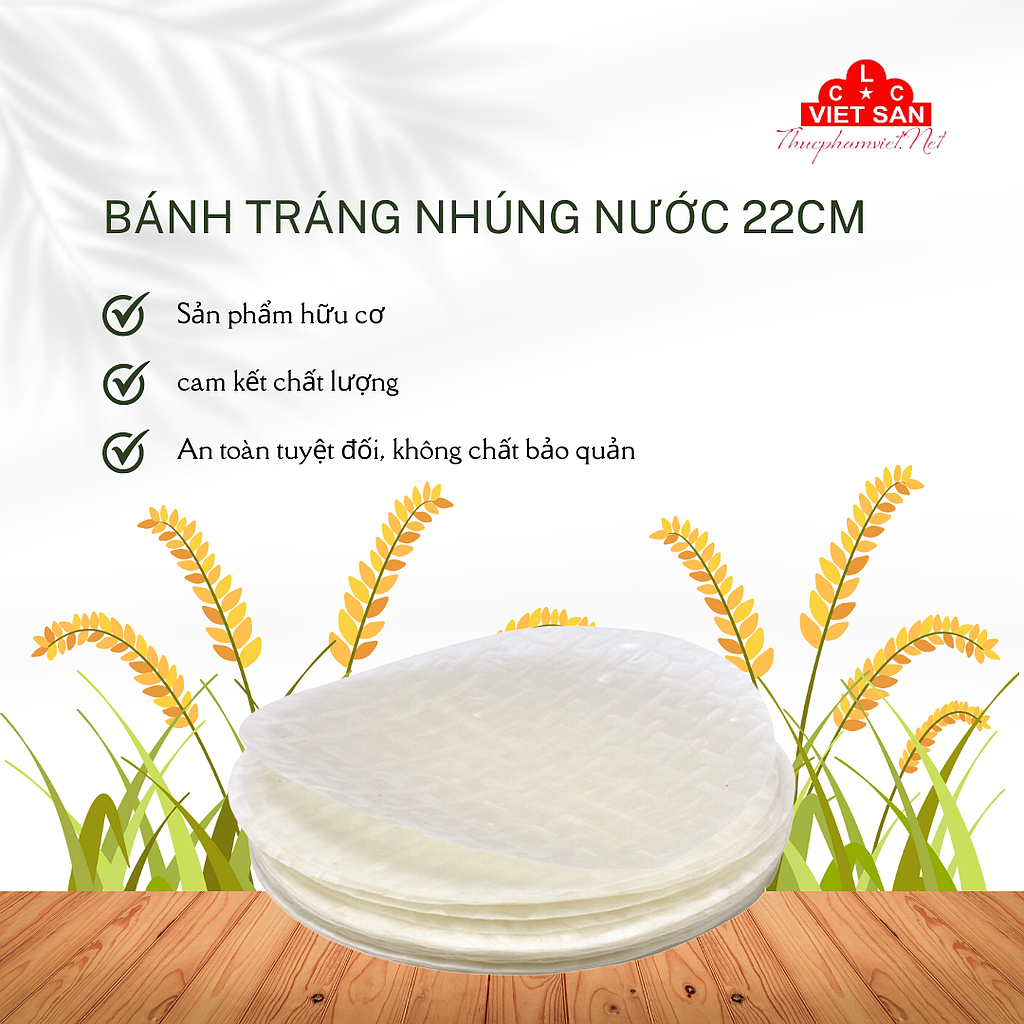 BÁNH TRÁNG 22CM - 1KG